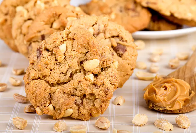 Peanut Butter Double Chip Cookies