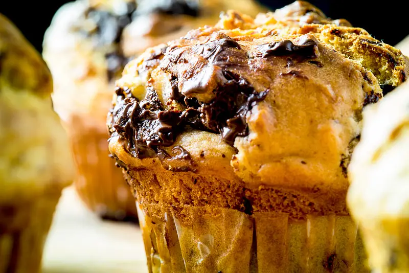 Low Fat Banana Muffins