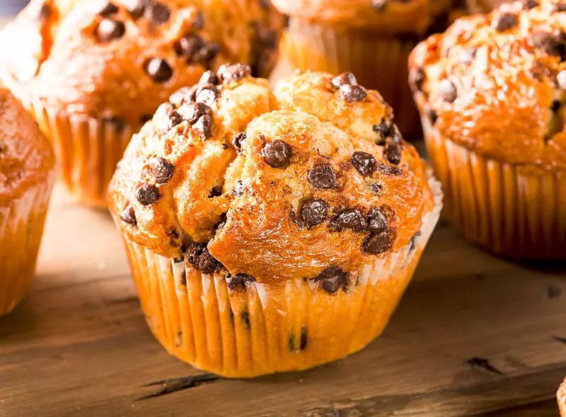 Chocolate Chip & Orange Muffins