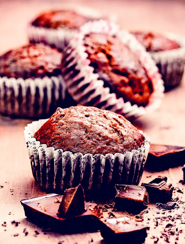 Double Chocolate Chip Muffins