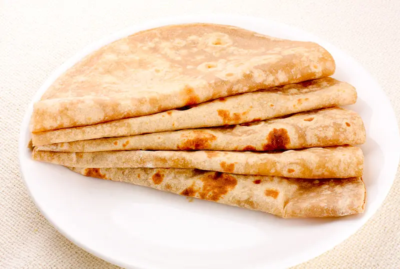 Whole Wheat Chapatis