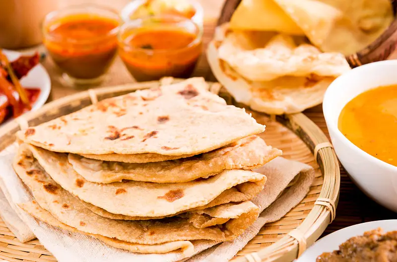 Whole Wheat Indian Chapatis