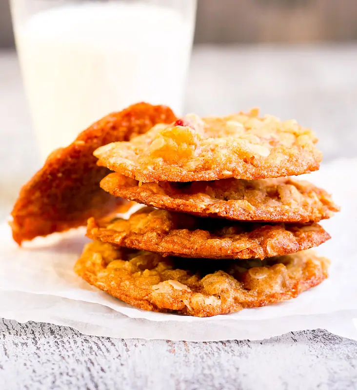Nutty Oatmeal Raisin Cookies