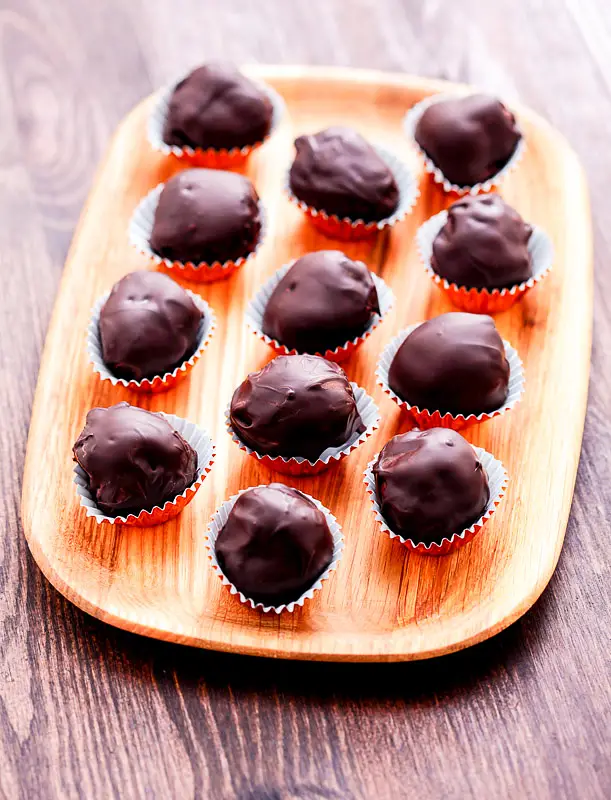 Bittersweet Chocolate Coated Truffles