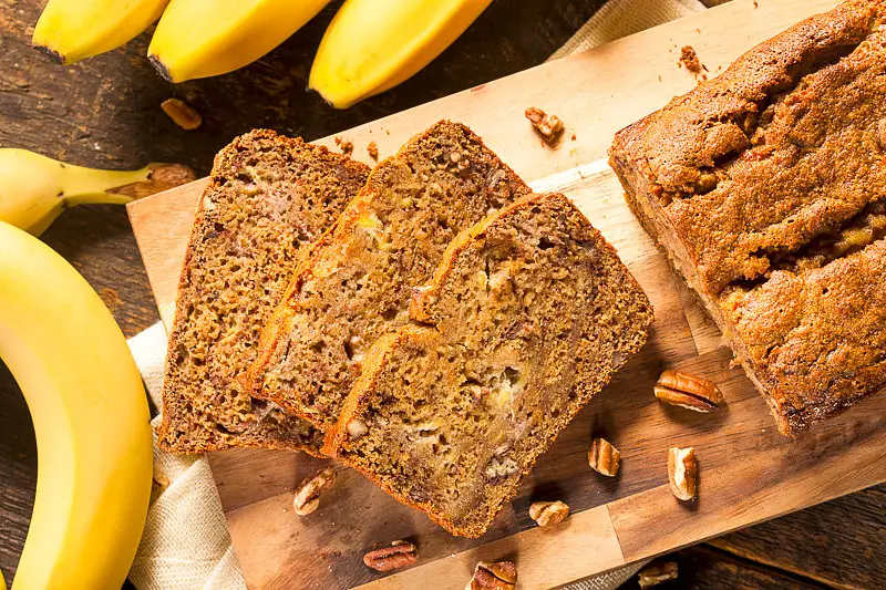 Low Fat Banana Bran Bread