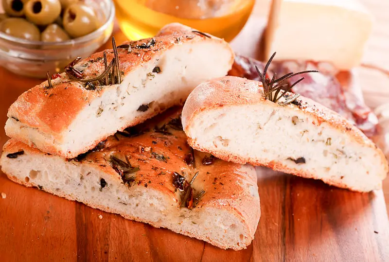 Italian Onion Flat Bread (Focaccia)