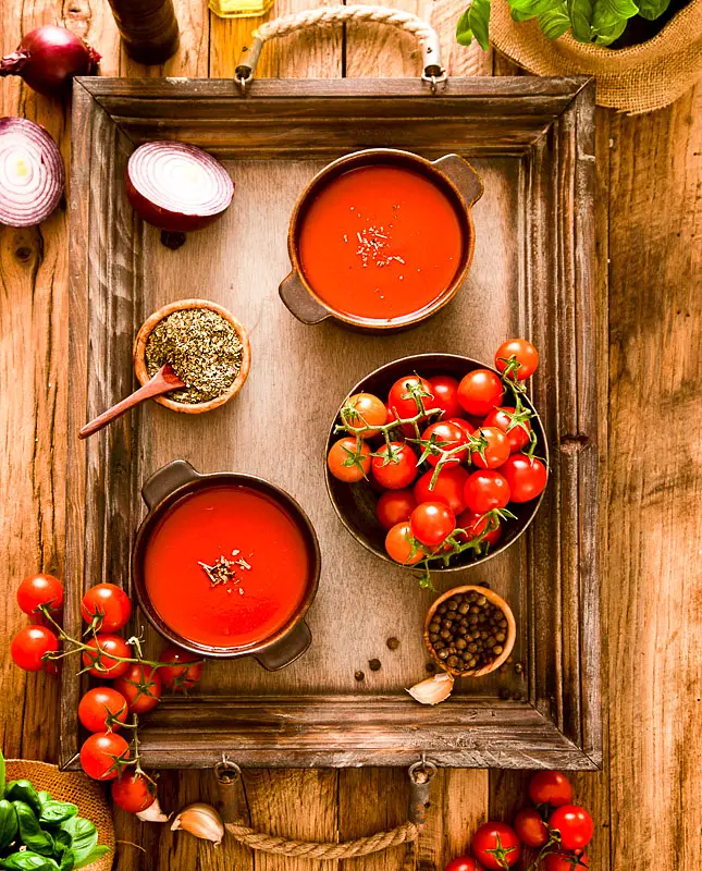 Chilled Tomato-Yogurt Soup