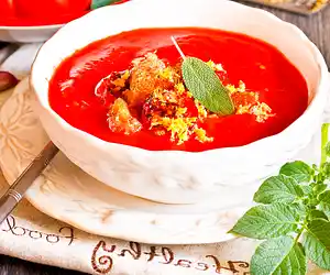 Chilly Tomato Bisque Soup