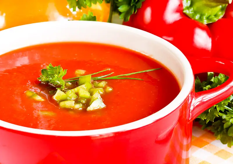 Roasted Carrot & Red Pepper Soup