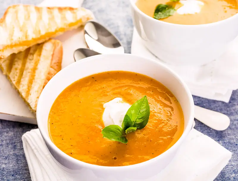 Roasted Yellow Pepper Soup