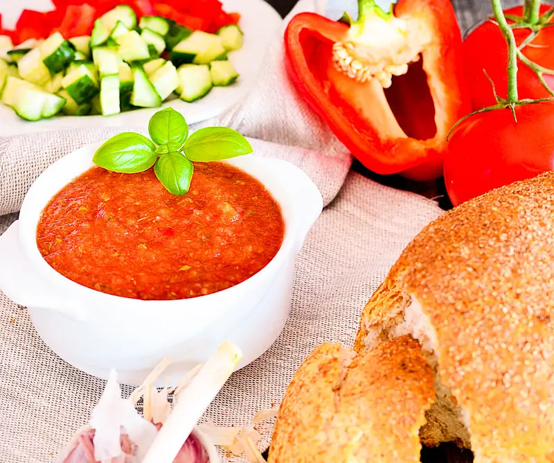 Gazpacho Soup (Vegan)