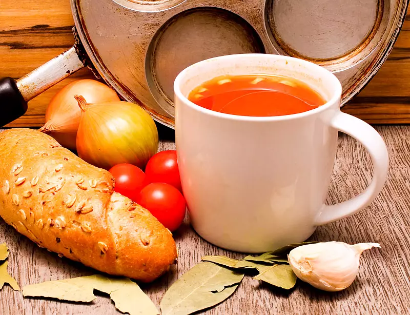 Feher Paradicsomleves (White Tomato Soup)