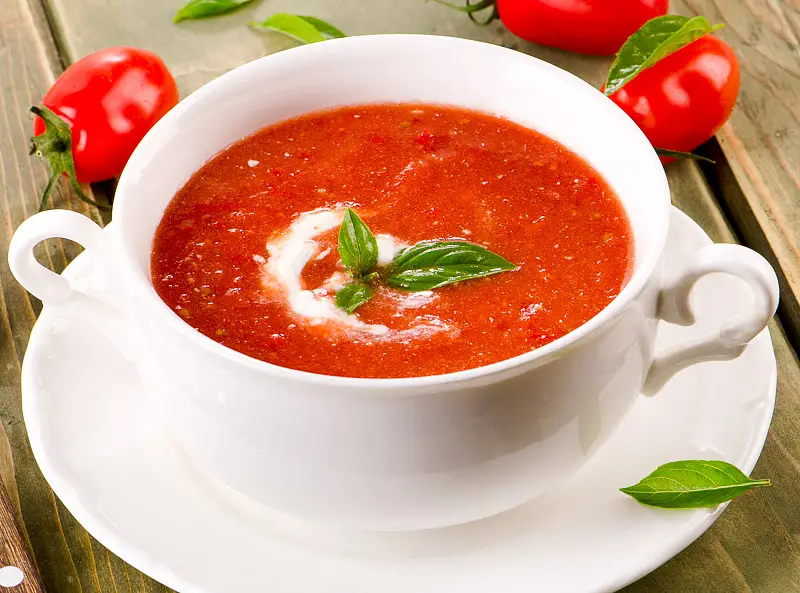 African Tomato Avocado Buttermilk Soup