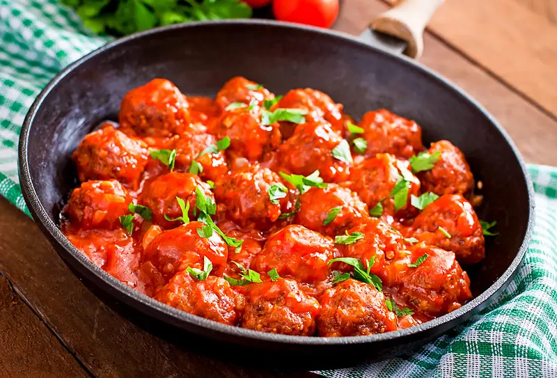 Easy Garlic Meatballs