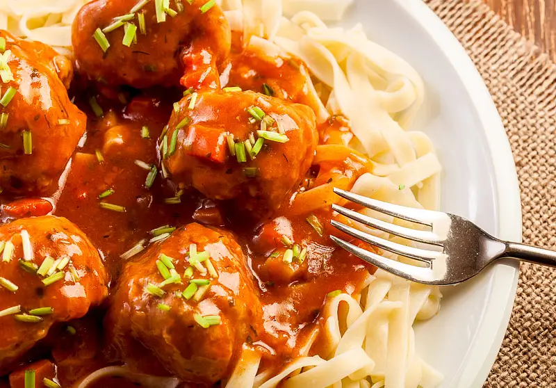 Beef & Sausage Meatballs