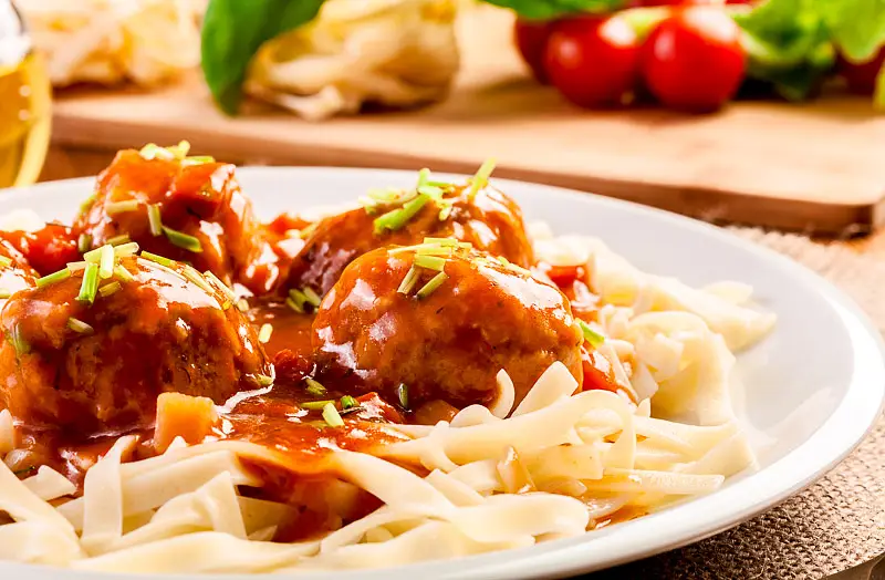 Cheese Mushroom Hearty Meatballs