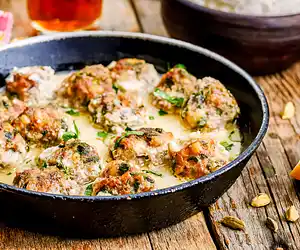 Batter-Dipped Fondue Meatballs