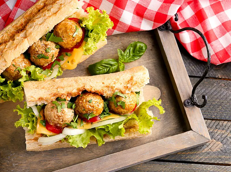 Zesty Meatball Sandwiches- Crock Pot