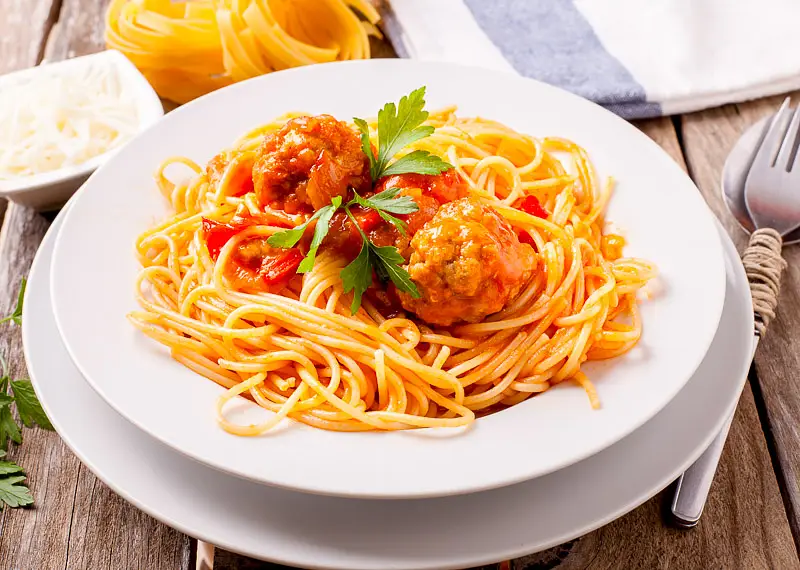 Spaghetti Sauce with Turkey Meatballs