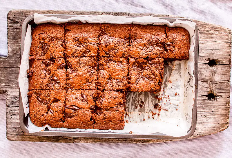 Banana-Fudge Walnut Brownies