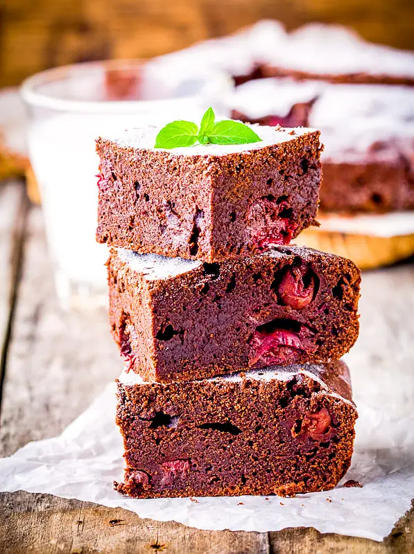 Super Moist Cherry Brownies