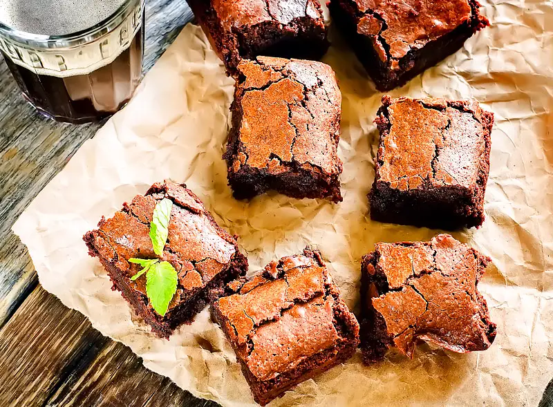 Super Easy Double-Fudge Brownies