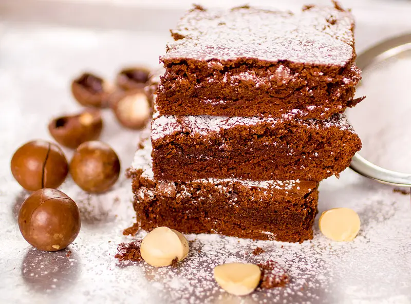 Light Chocolate Brownies