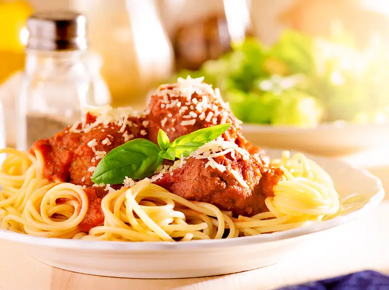 One Pan Pasta & Meatballs
