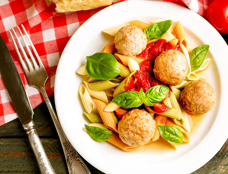 Savory Spaghetti & Meatballs