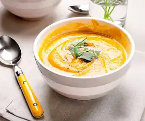 Curried Pumpkin-Apple Soup