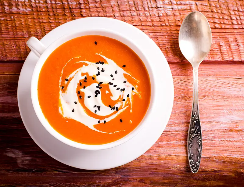 Pumpkin Soup with Honey & Cloves