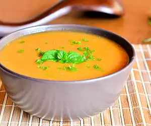 Curried Butternut Squash & Apple Soup