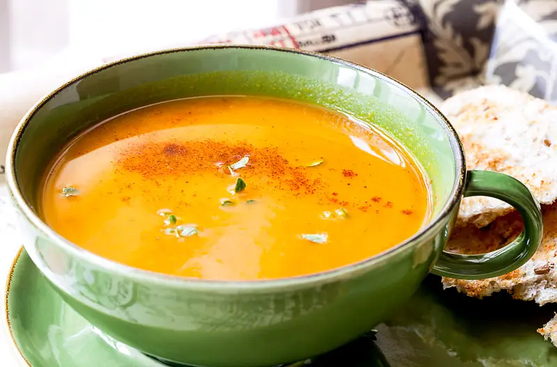 Quick Sweet & Tangy Squash Soup