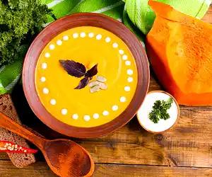 Acorn Squash & Apple Soup