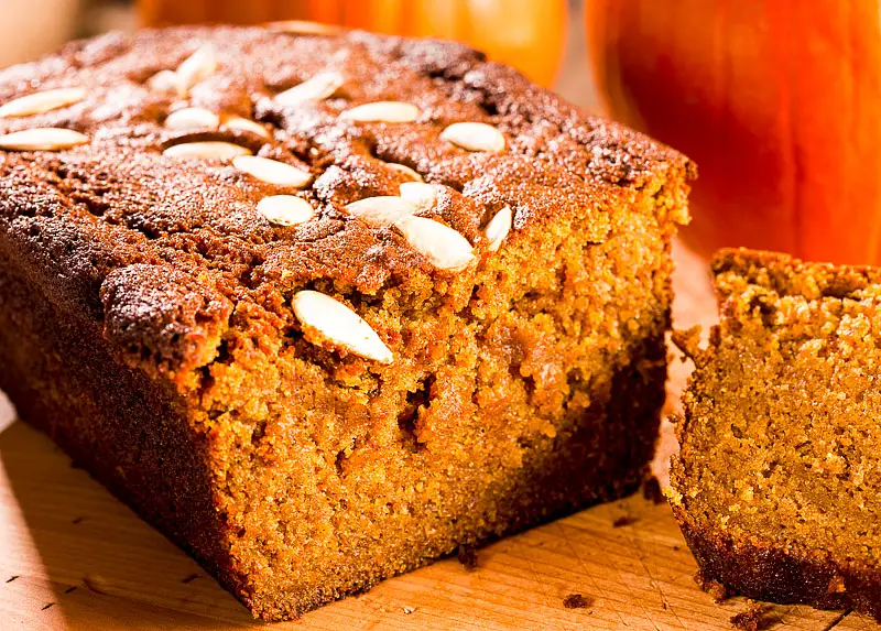 Spiced Moist Pumpkin Bread