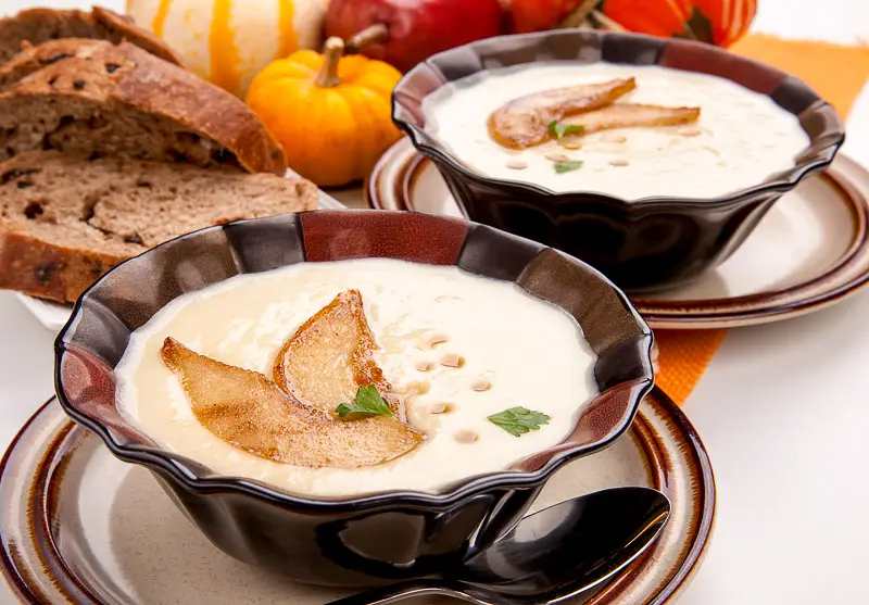 Creamy Roasted Parsnip Soup 