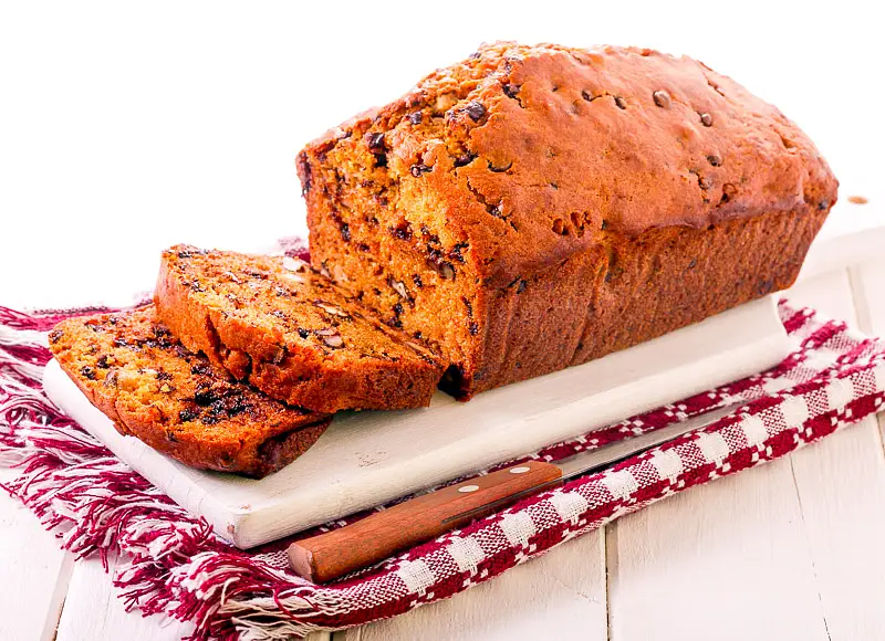 Chocolate Chip Banana Nut Bread