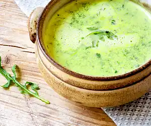 Arugula, Potato & Leek Soup