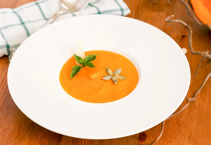 Squash Apple Walnut Bisque