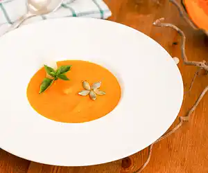 Squash Apple Walnut Bisque