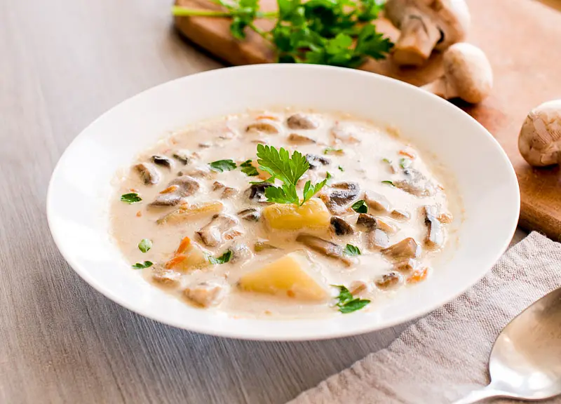 Mom's Potato-Mushroom Soup