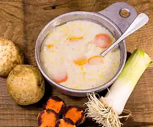 German Bacon Potato Soup