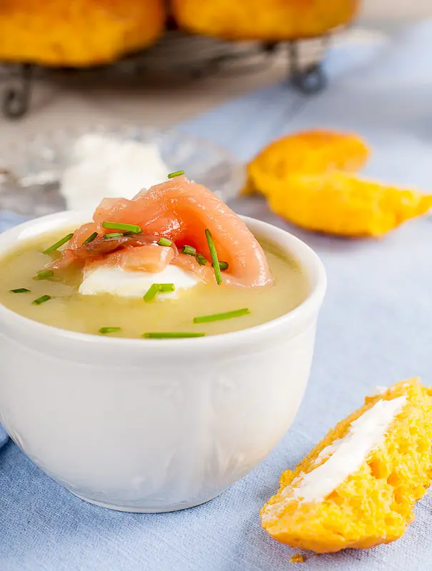 Chef Andrew Berman's Potato-Horseradish Soup