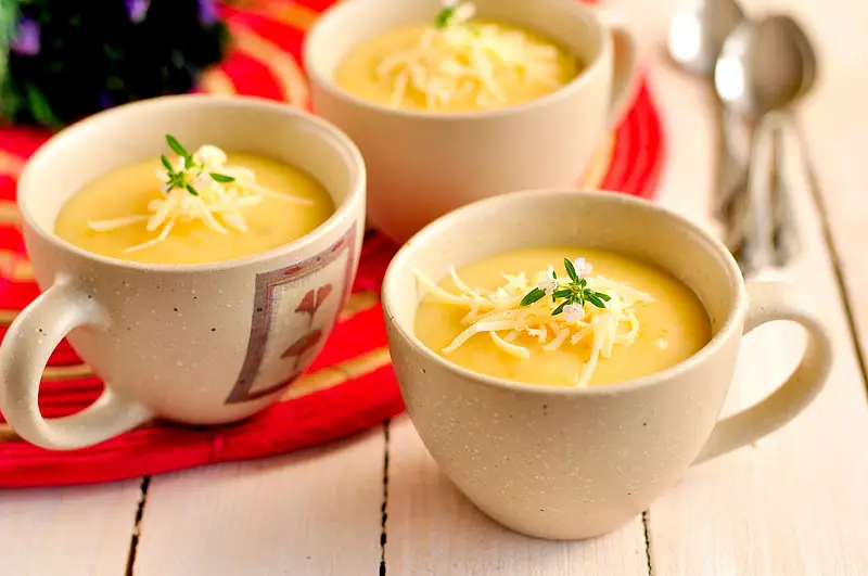 Mary's Two Potato Soup