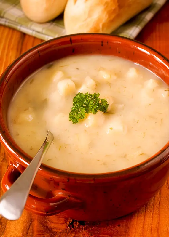 Granny's Chunky Potato-Leek Soup