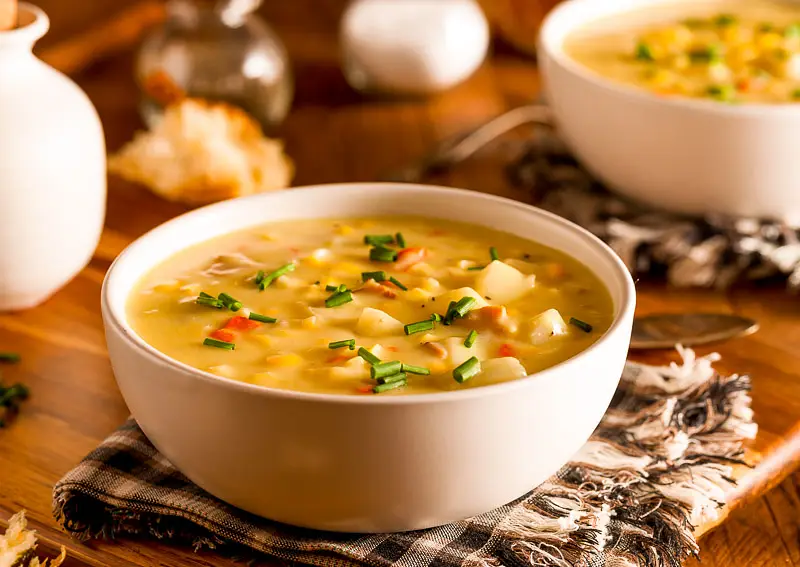 Delicious August Corn Chowder