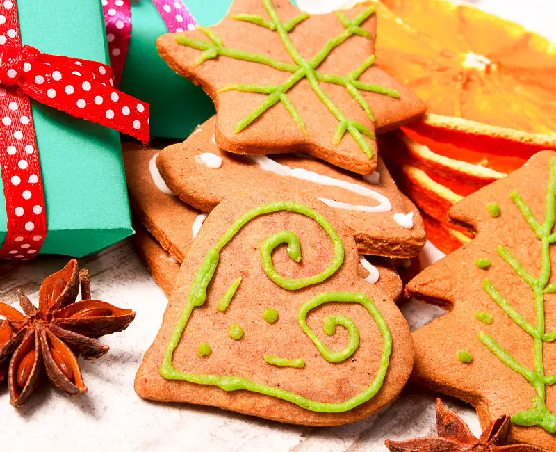 Dark Molasses Gingerbread Cookies