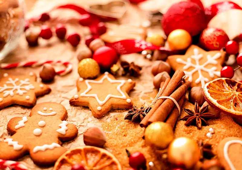 Merry Christmas Molasses Cookies