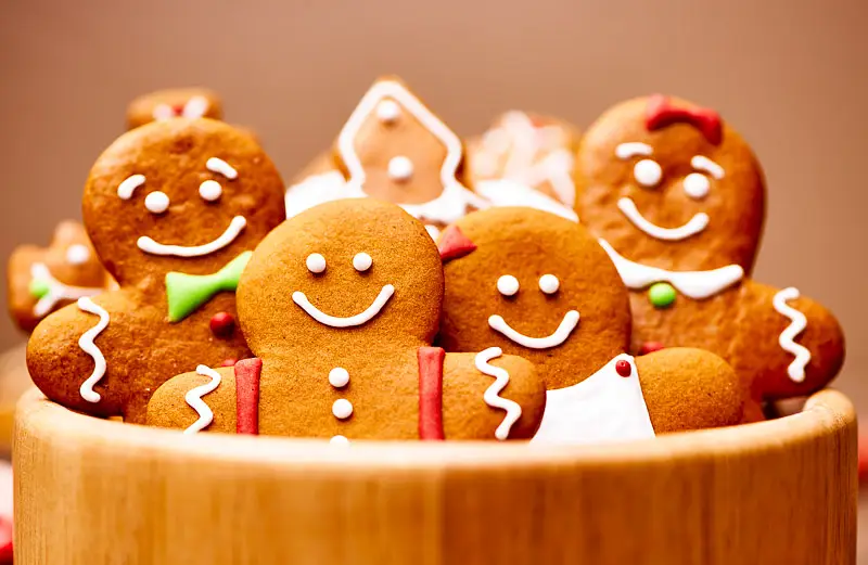 Christmas Molasses Ginger Cookies
