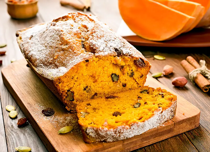 Bread Machine Pumpkin & Raisin Bread